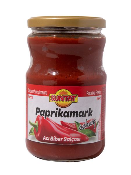 SUNTAT Paprikamark scharf 660ml Glas (PET)