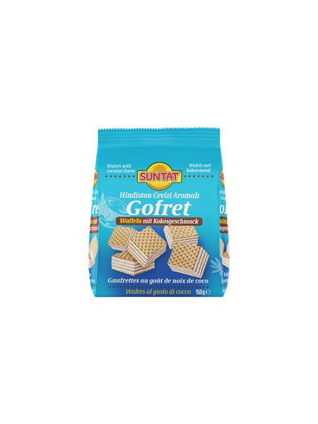 SUNTAT Waffeln mit Kokosgeschmack 150g