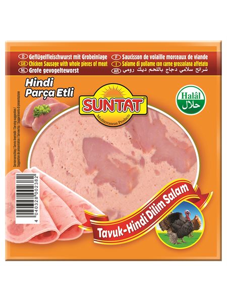 SUNTAT Geflügelwurst Aufschnitt mit Fleisch 200g