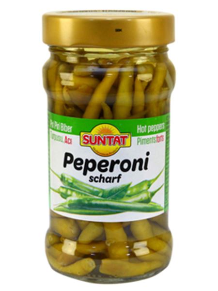 SUNTAT Peperoni scharf eingelegt 326ml Glas