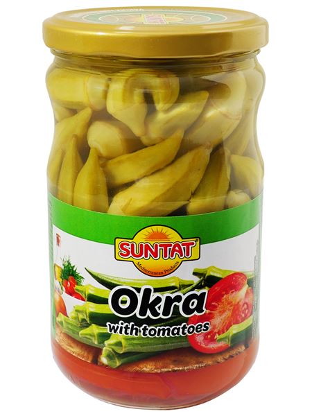 SUNTAT Sultani Okra Bamya 660ml Glas