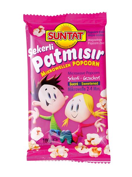 SUNTAT Mikrowellen Popcorn gezuckert 100g
