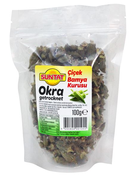 SUNTAT Kuru Bamya - Okra getrocknet 100g