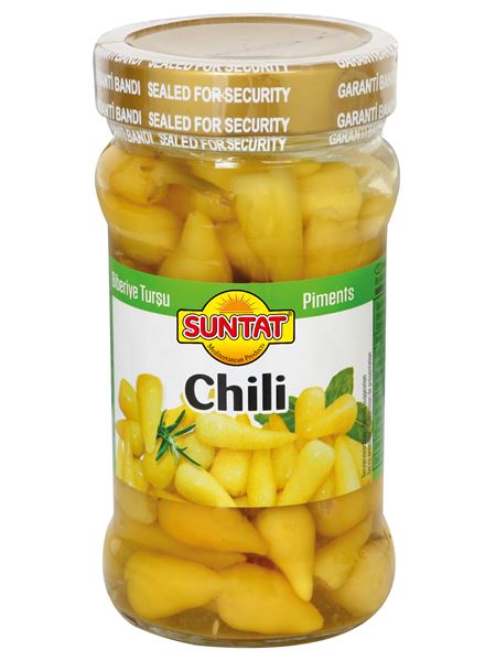 SUNTAT Chili in Salzlake 326ml Glas