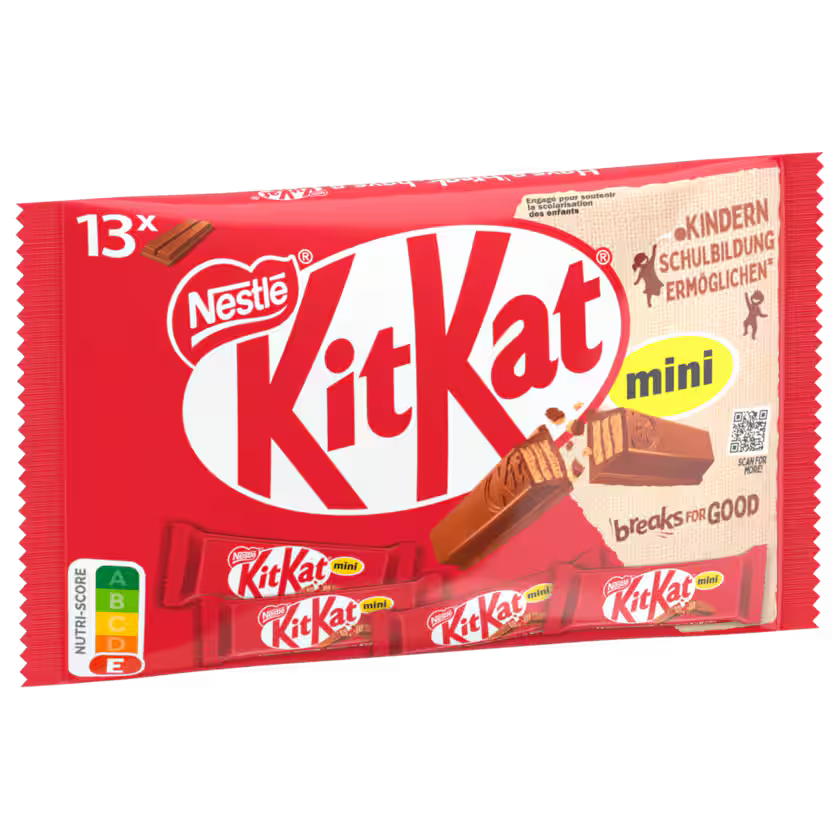 KitKat Mini Knusperwaffel Milchschokolade Multipack 217 g