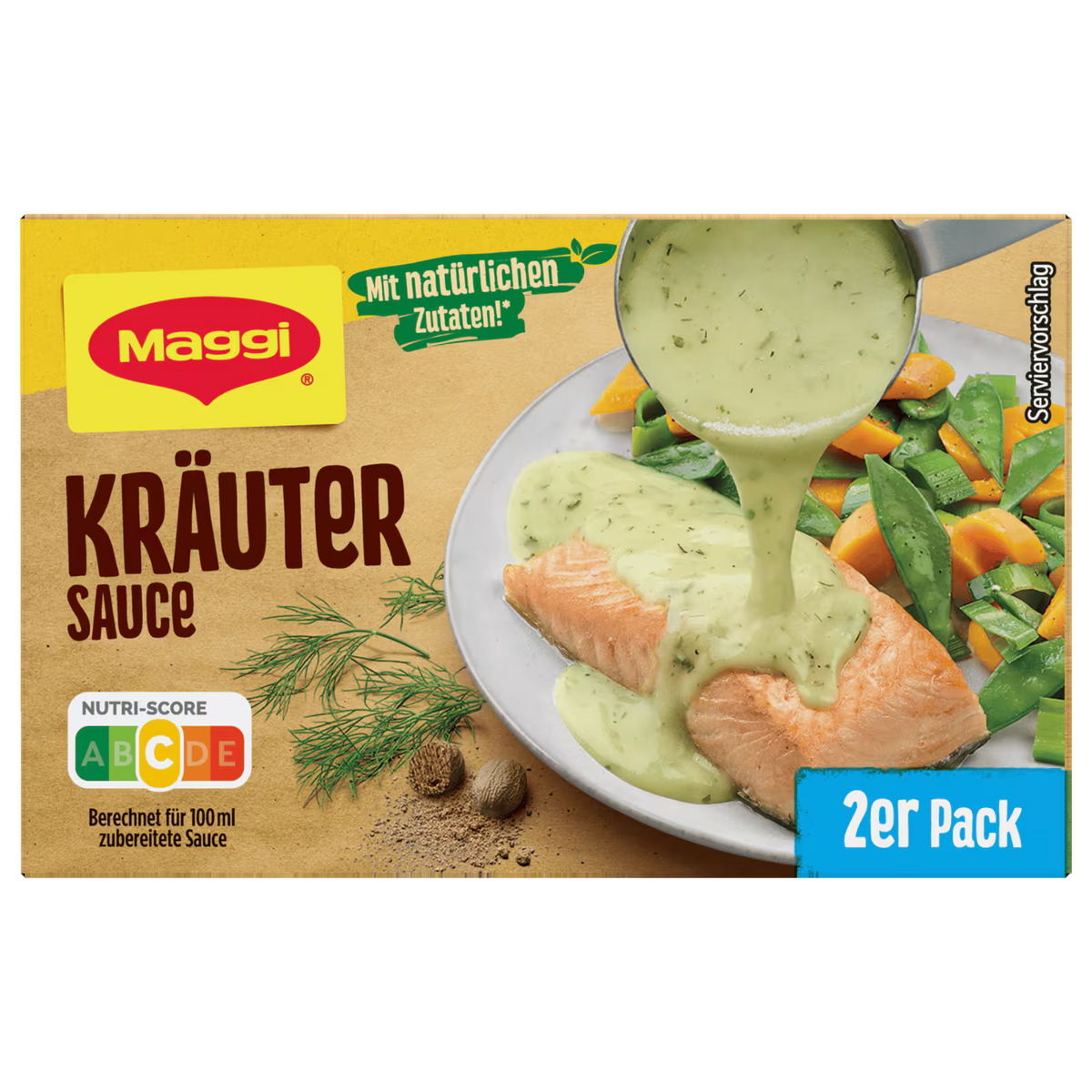 Maggi Delikatess Kräutersauce Saucenpulver 2x250 ml