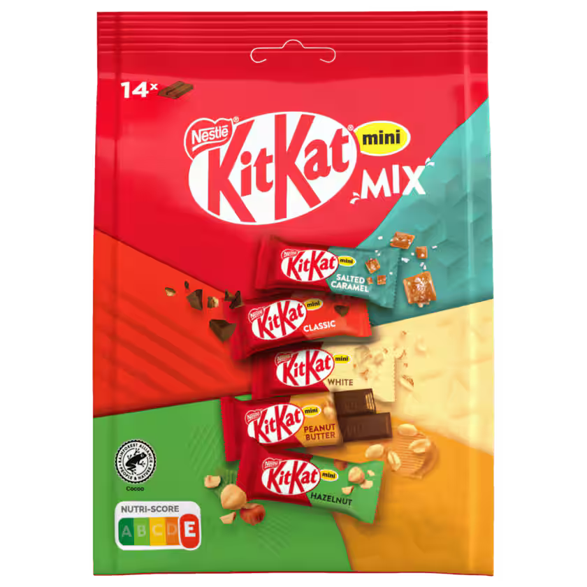 KitKat Mini Mix Knusperwaffel-Sortiment 5 Sorten 197,4 g