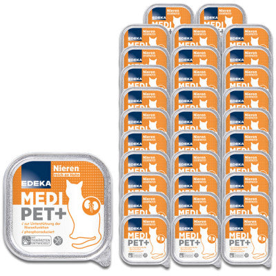 EDEKA Herzstücke Medi Pet+ Katze Niere 100 g – Böbrek Destekli Kedi Maması 100 g