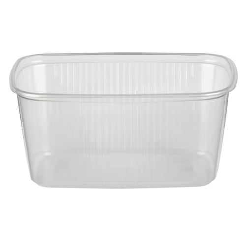 Starpak Verpackungsbecher PP eckig transparent 250 ml – Köşeli Ambalaj Kabı 250ml