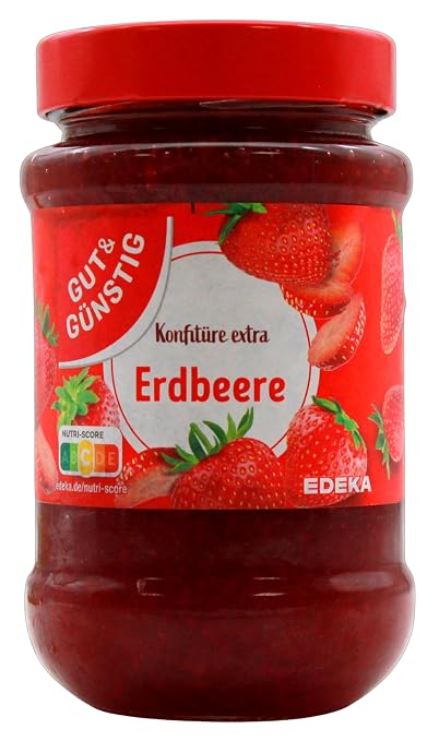 GUT&GÜNSTIG Konfitüre Erdbeere 450 g / GUT&GÜNSTIG Çilek Reçeli 450 g