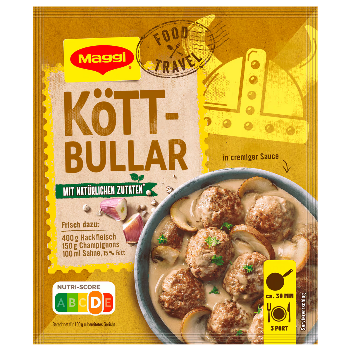 Maggi Fix Köttbullar Schwedische Hackbällchen Gewürzmischung 34 g