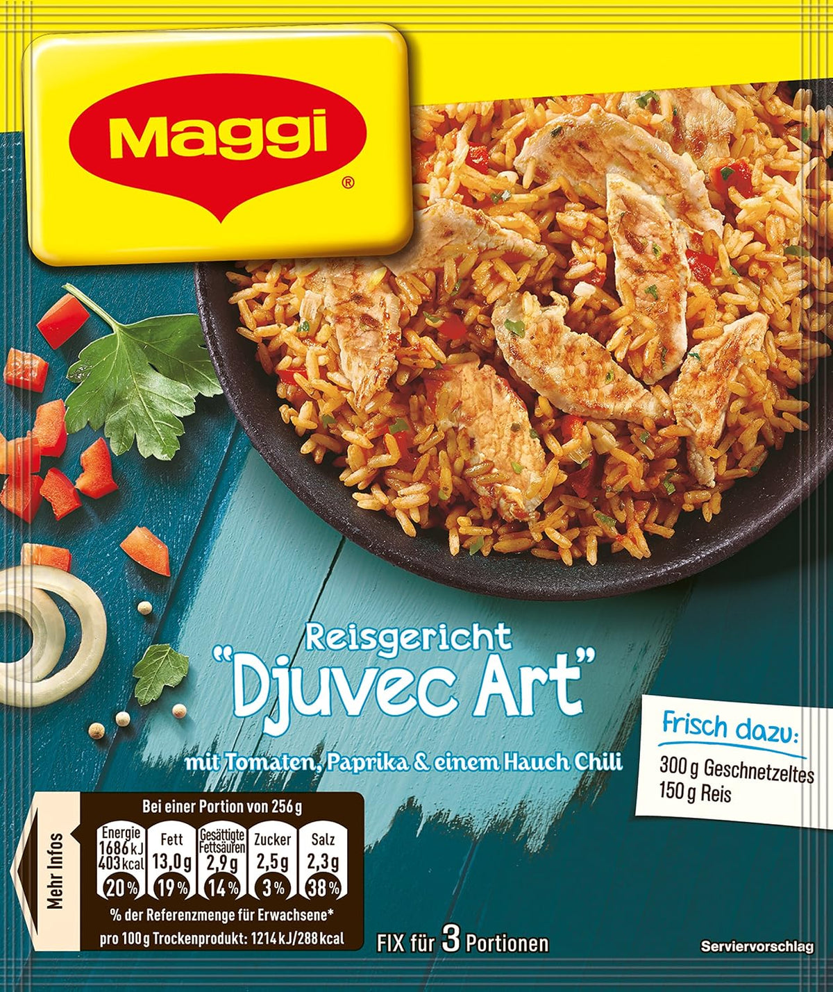 Maggi Fix Reispfanne Djuvec-Art Gewürzmischung 31 g