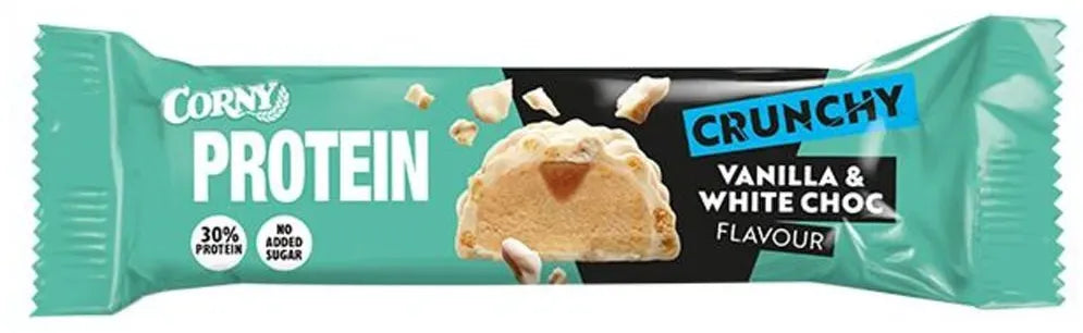 Corny Protein Vanilla White Crunch 45 g - Vanilyali Beyaz Cikolatali Protein Bar 45 g
