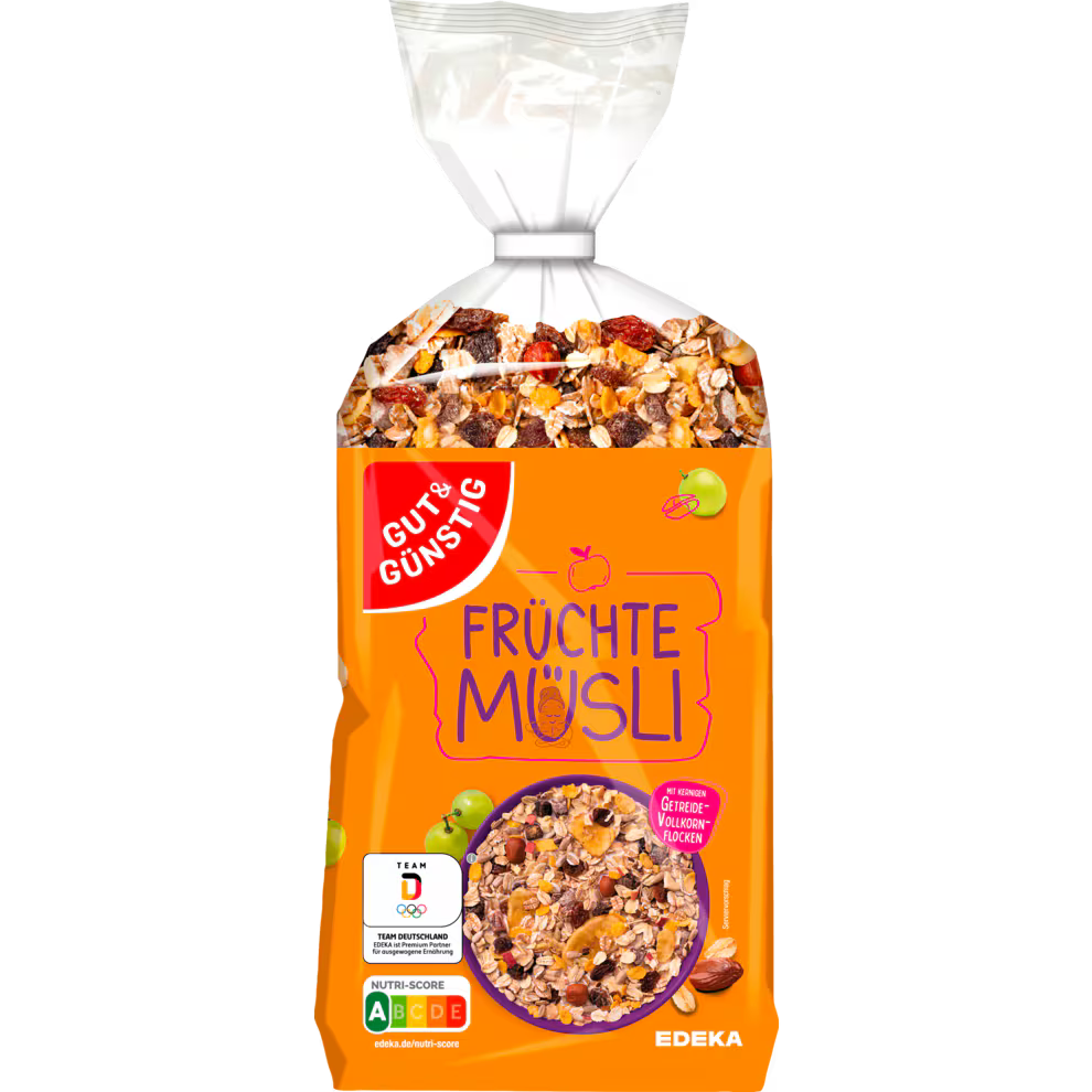 GUT&GÜNSTIG Früchte Müsli 1000 g / Meyveli Müsli 1000 g