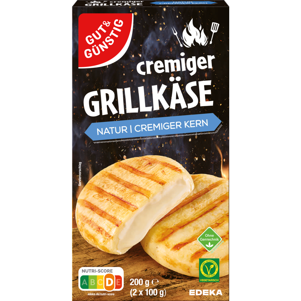 GUT&GÜNSTIG Grillweichkäse natur 45% 200 g / Izgara Yumuşak Peynir Sade %45 200 g
