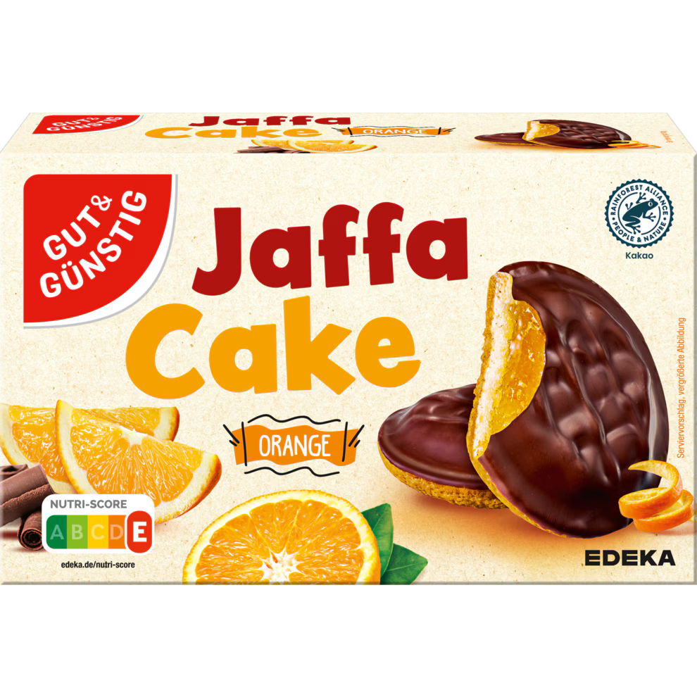 GUT&GÜNSTIG Jaffa Cakes Orange 300 g / GUT&GÜNSTIG Portakal Çikolatalı Jaffa Bisküvisi 300 g