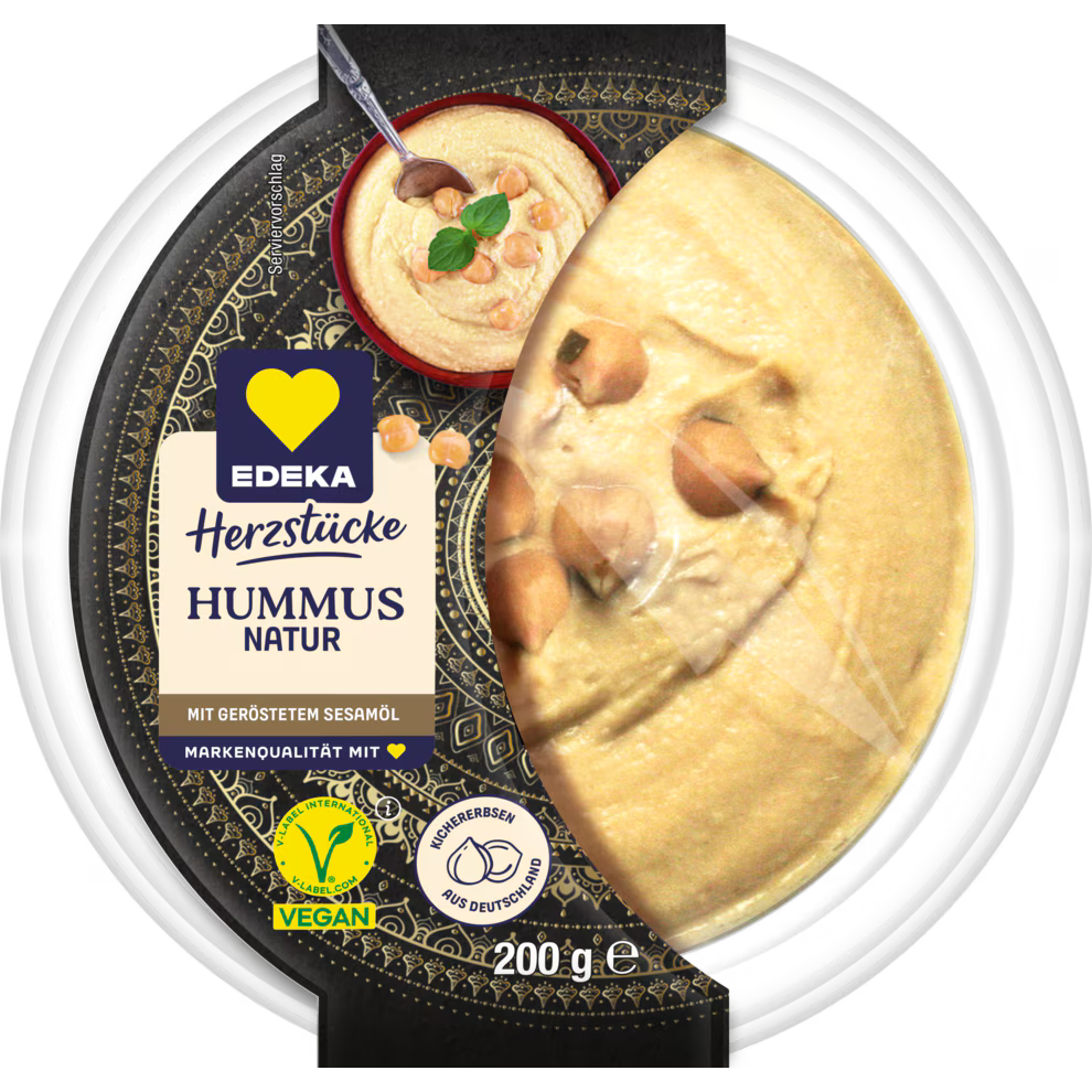 EDEKA Herzstücke Hummus Natur 200 g