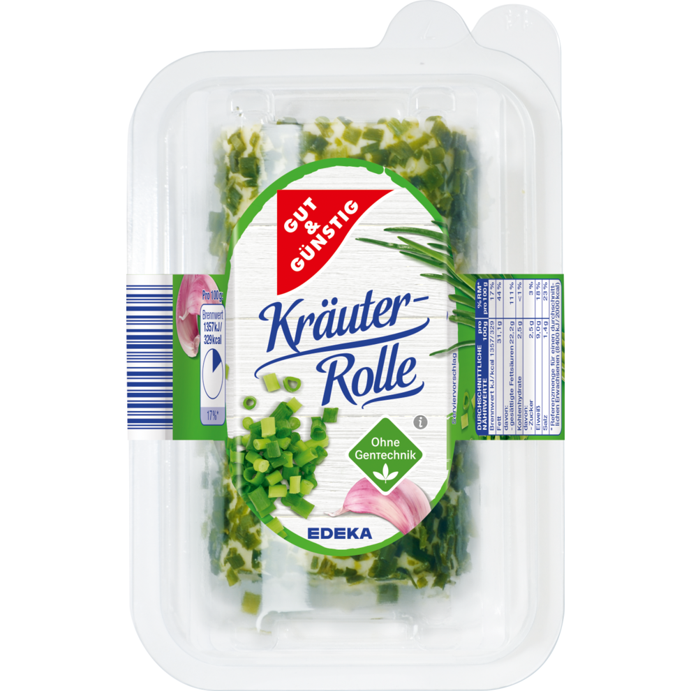 GUT&GÜNSTIG Kräuter Rolle DR 100 g / Otlu Krem Peynir Rulosu DR 100 g