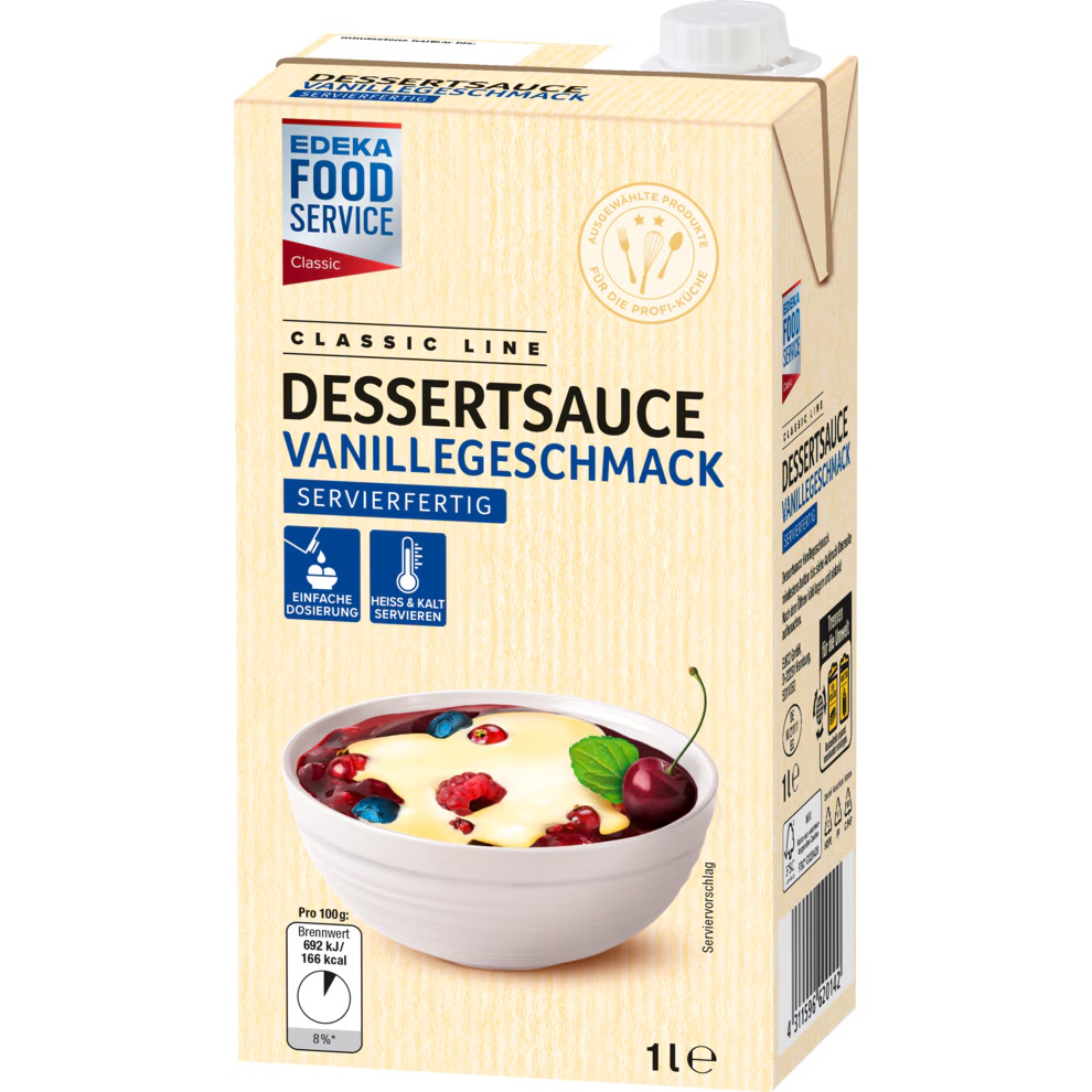 EDEKA Foodservice Classic Dessertsauce Vanille 1 l
