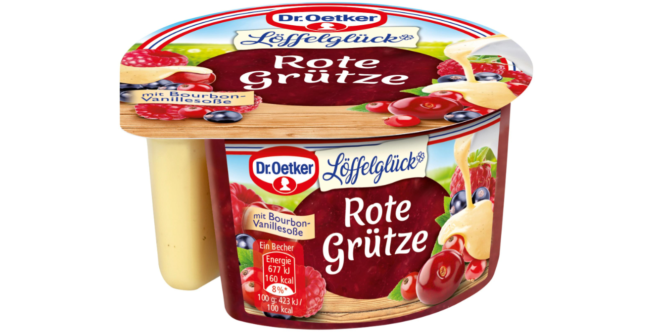 Dr. Oetker Rote Grütze mit Vanillesauce 160 g