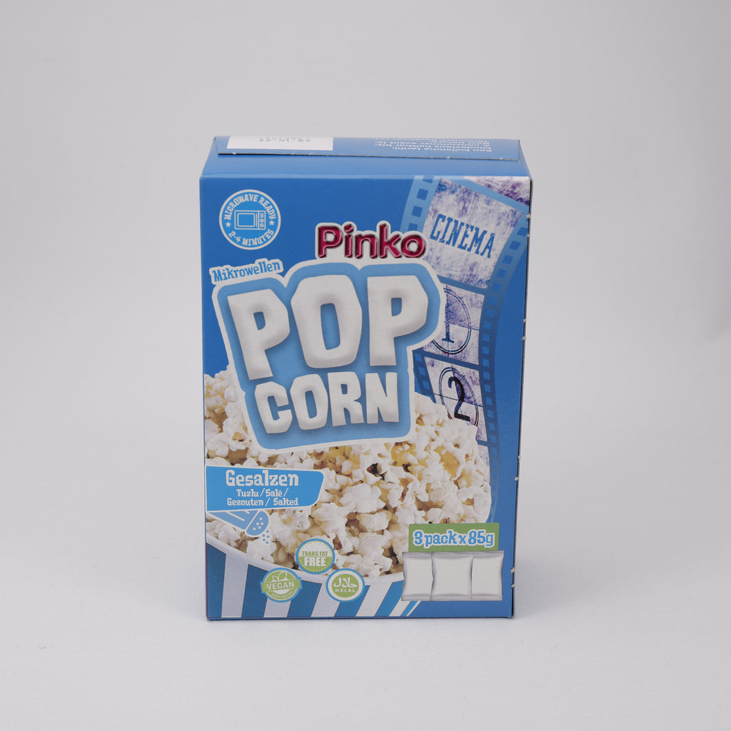 Pinko Mikrowellen-Popcorn Gesalzen 3 x 85 g