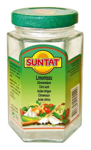 SUNTAT Citronensäure 140 g Glas – Limon Tuzu