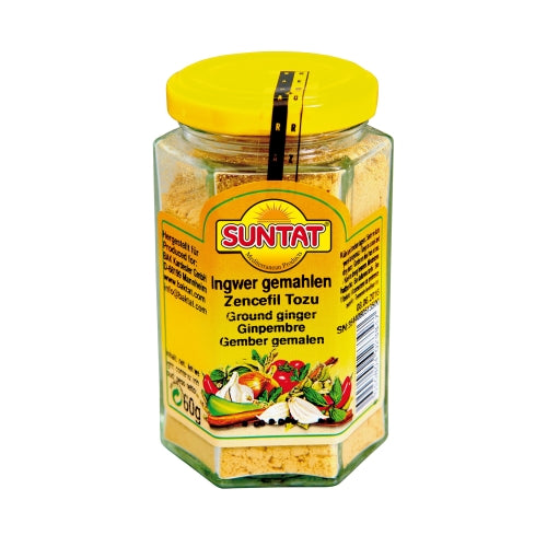 SUNTAT Ingwer gemahlen 60 g Glas – Öğütülmüş Zencefil