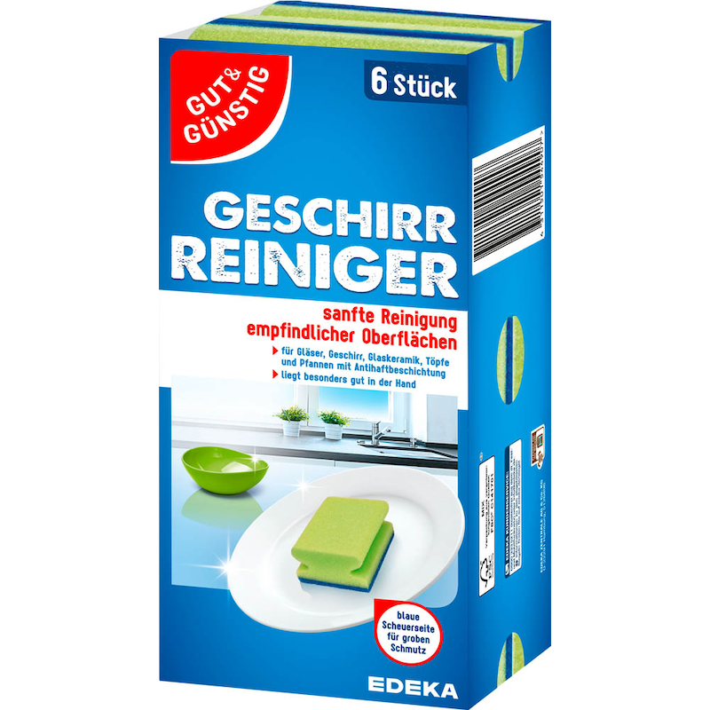 GUT&GÜNSTIG Geschirr-Reiniger 6 ST – Bulaşık Temizleyici 6 Adet