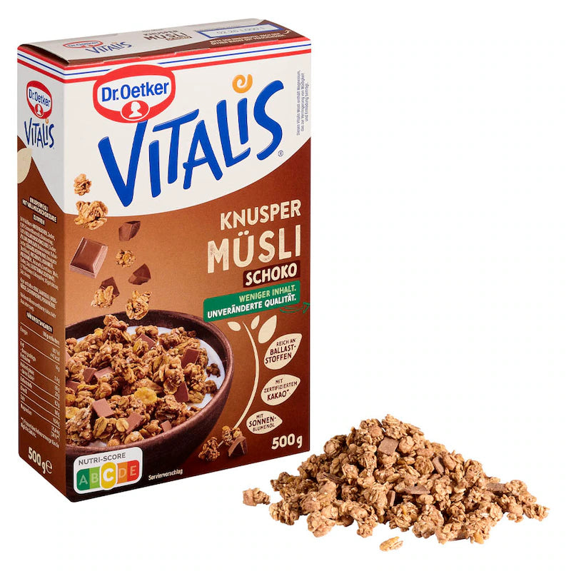 Dr. Oetker Vitalis Knusper Müsli Schokolade 500 g