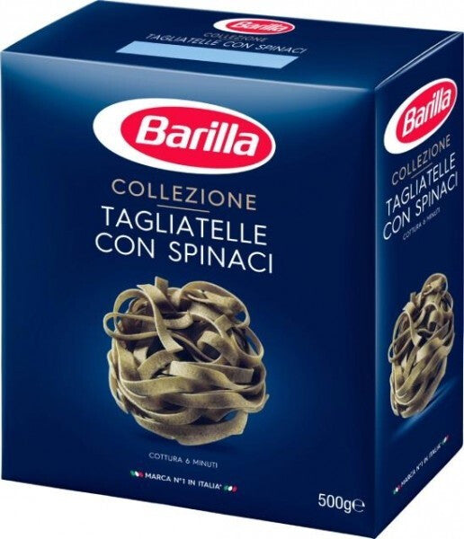 Barilla Tagliatelle con Spinaci 500 g - Ispanakli Tagliatelle 500 g