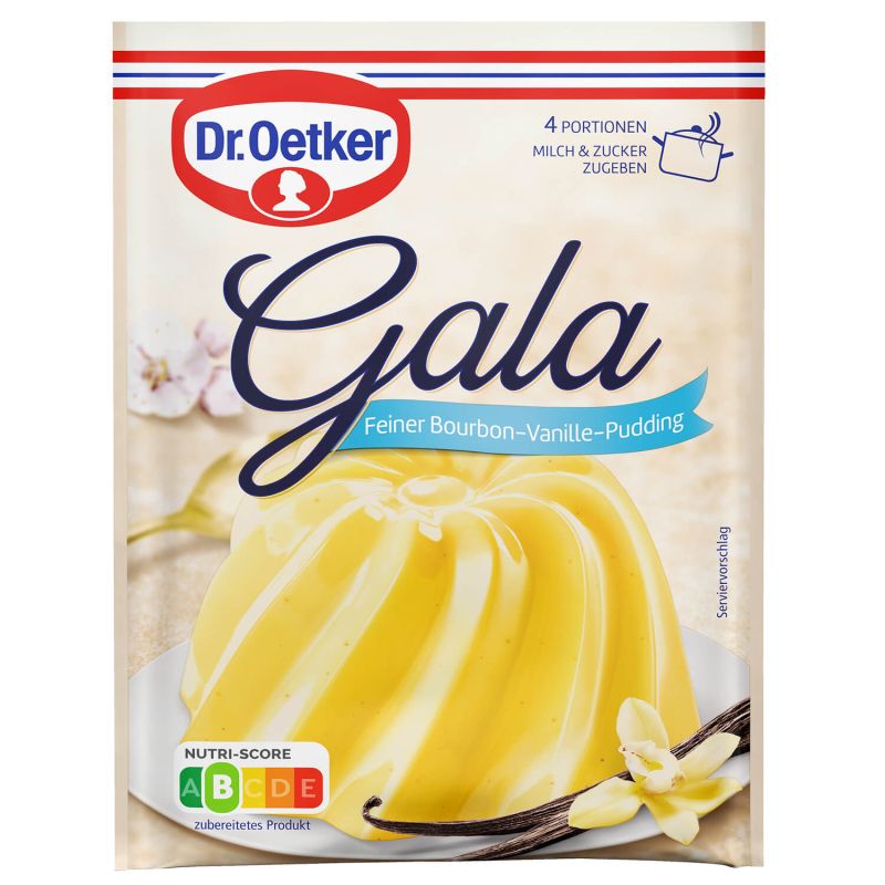 Dr. Oetker Gala Bourbon-Vanille Puddingpulver 3 x 500 ml / 111 g