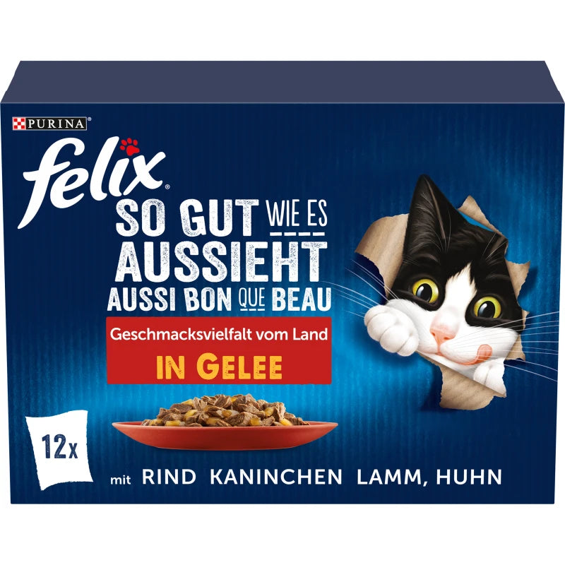 Felix So gut wie es aussieht Eure Lieblingssorten 12x85 g – Kedi Maması Favori Çeşitler 12x85 g