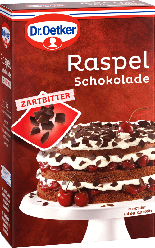 Dr. Oetker Raspelschokolade Zartbitter 100 g