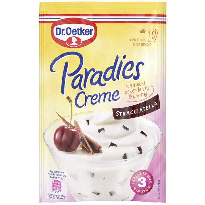 Dr. Oetker Paradies Creme Stracciatella 66 g