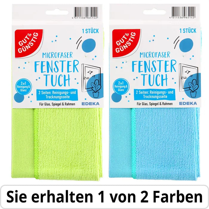 GUT&GÜNSTIG Fenstertuch Microfaser – Mikrofiber Cam Bezi