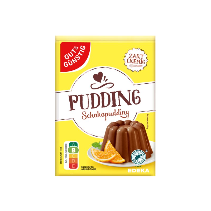 GUT&GÜNSTIG Puddingpulver Schokolade 3 ST f.1,5 l / GUT&GÜNSTIG Puddingpulver çikolata 3 ST f.1,5 l
