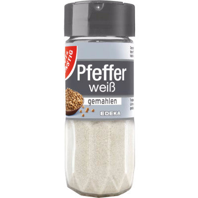 GUT&GÜNSTIG Pfeffer weiß gemahlen 50 g / GUT&GÜNSTIG Öğütülmüş Beyaz Biber 50 g