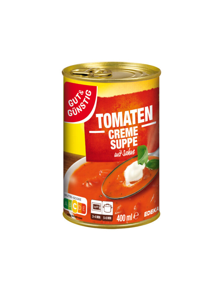 GUT&GÜNSTIG Tomatencremesuppe mit Sahne Cremige Tomatensuppe 400 ml