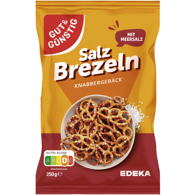 GUT&GÜNSTIG Salzbrezeln 250 g / GUT&GÜNSTIG Tuzlu Pretzel 250 g