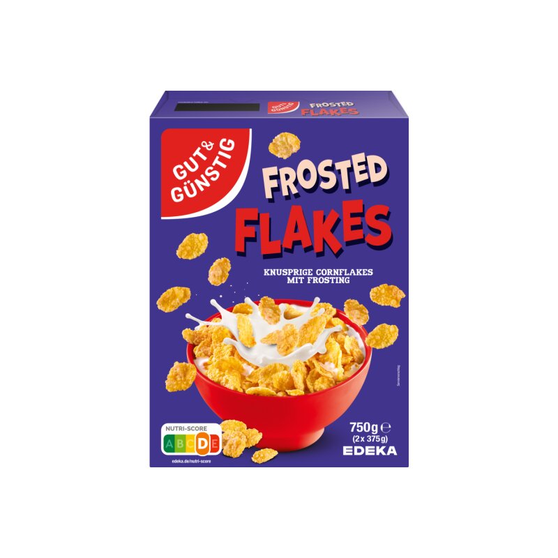GUT&GÜNSTIG Frosted Flakes 750 g / Şekerli Mısır Gevrek 750 g