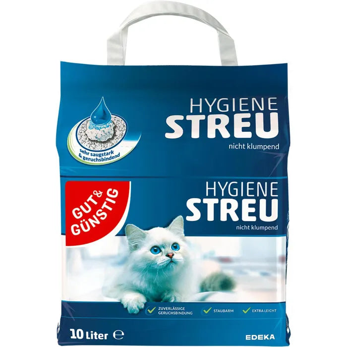 GUT&GÜNSTIG Hygiene Streu 10 l – Kedi Kumu 10 Litre