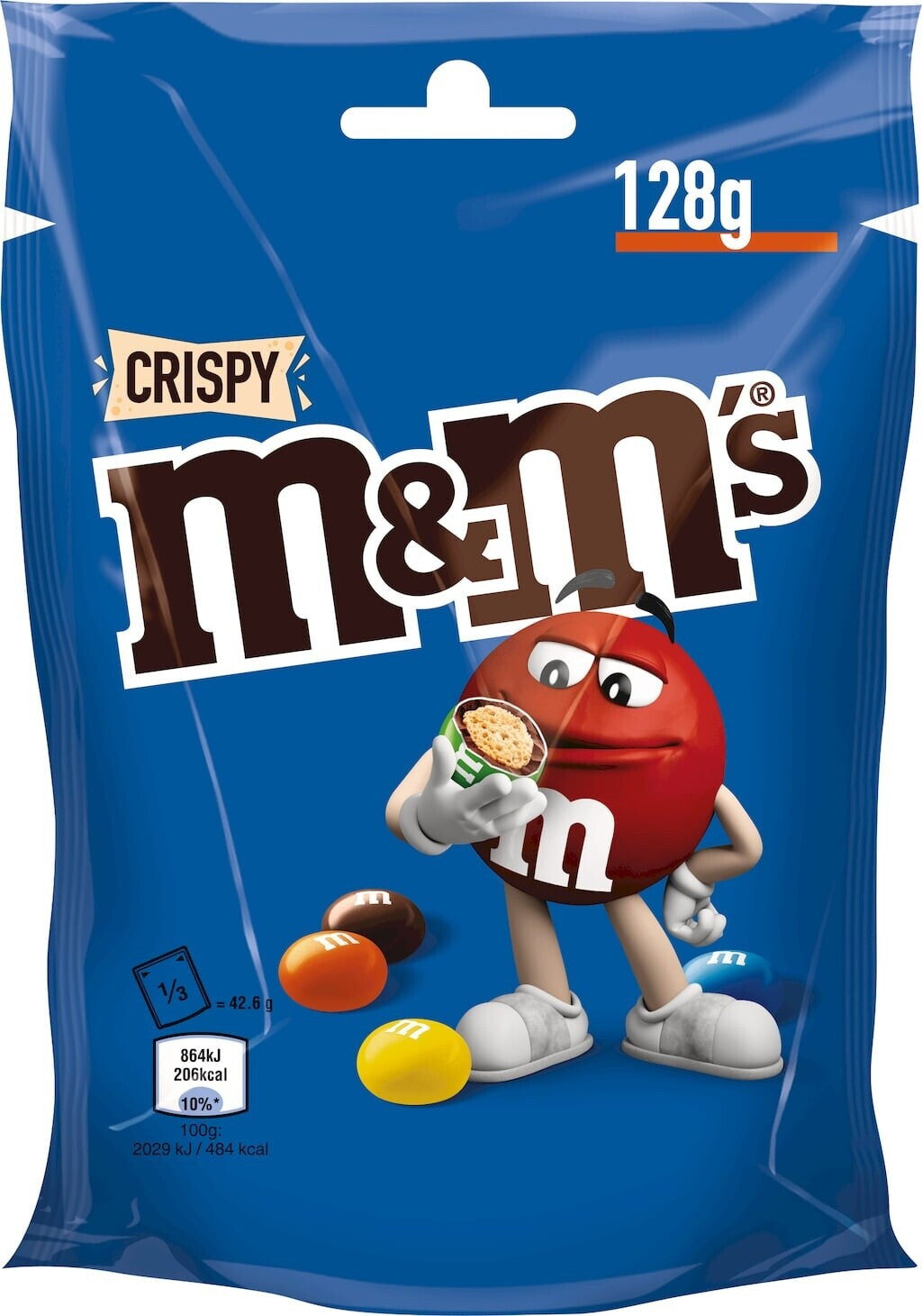 M&M's Crispy Knusperreiskern in Milchschokolade 128 g