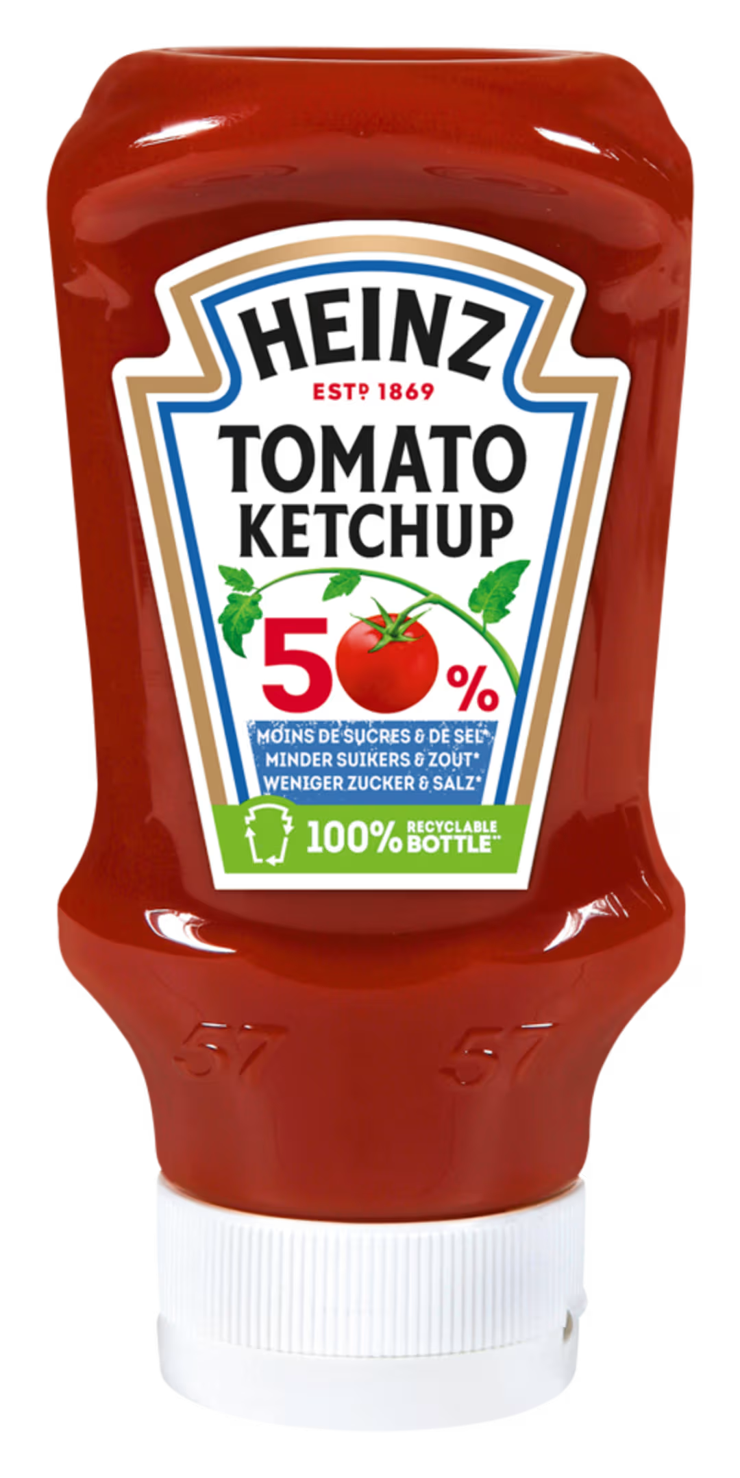 Heinz Tomato Ketchup 50% weniger Zucker & Salz 500 ml