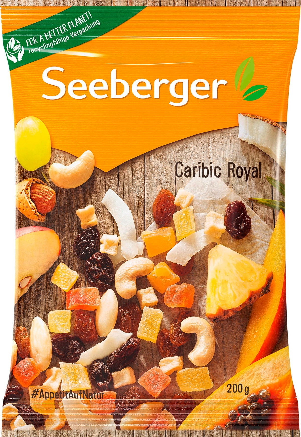 Seeberger Caribic Royal 200 g / Seeberger Caribic Royal Kuru Meyve & Fistik Karisimi 200 g