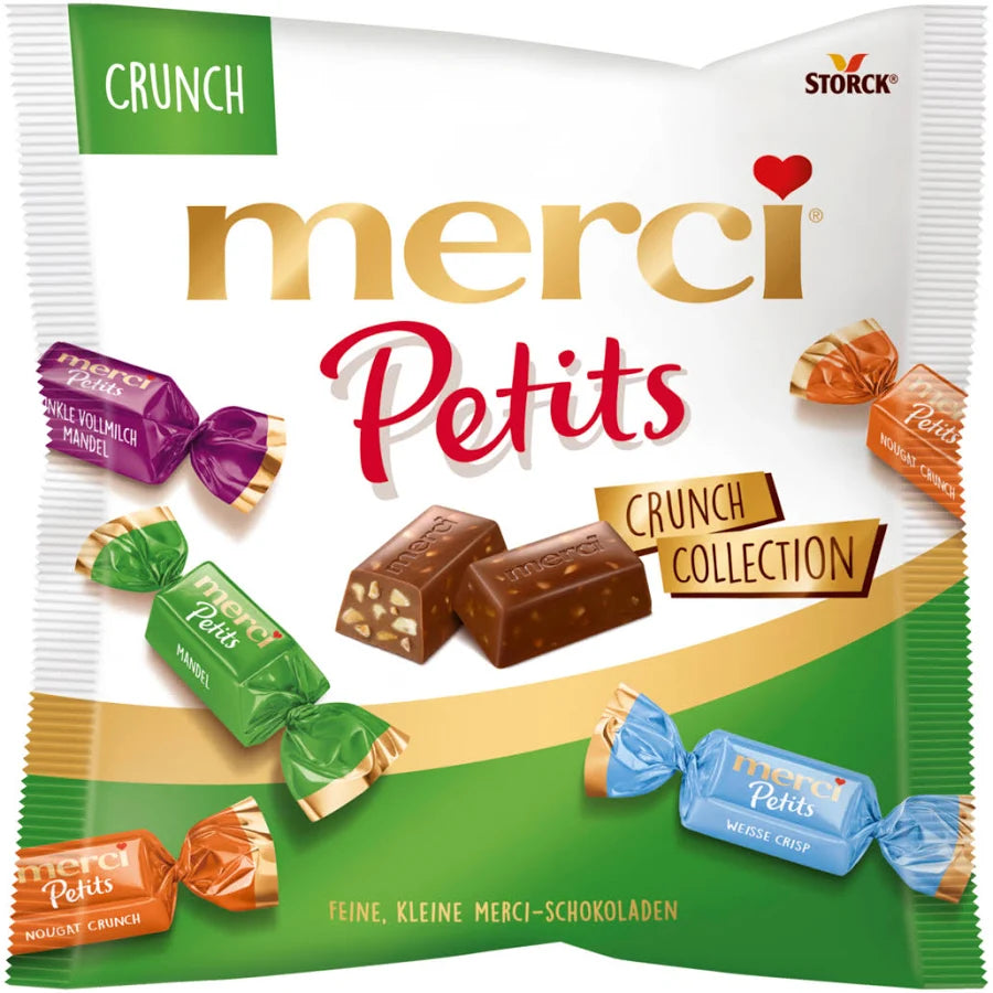Merci Petits Crunch Collection Schokoladen-Mischung 125 g