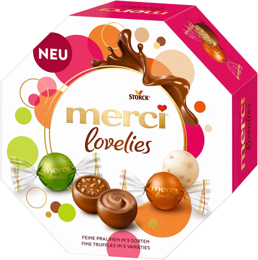 Merci Lovelies Classic Schokoladen-Pralinen Mischung 185 g