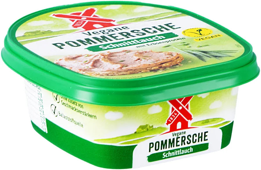 Rügenwalder Mühle Vegane Pommersche Schnittlauch 125 g / Rügenwalder Mühle Vegan Ciğer Ezmesi Frenk Soganı 125 g
