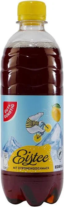 GUT&GÜNSTIG Eistee Zitrone 0,5 l DPG / GUT&GÜNSTIG Eistee limon 0,5 l DPG