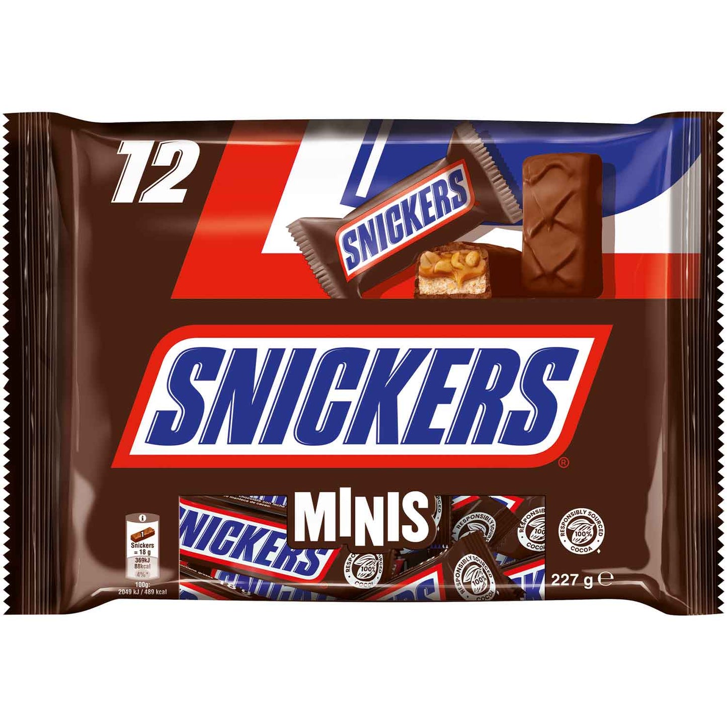 Snickers Minis 227 g / Snickers Minis Çikolatalı Bar 227 g