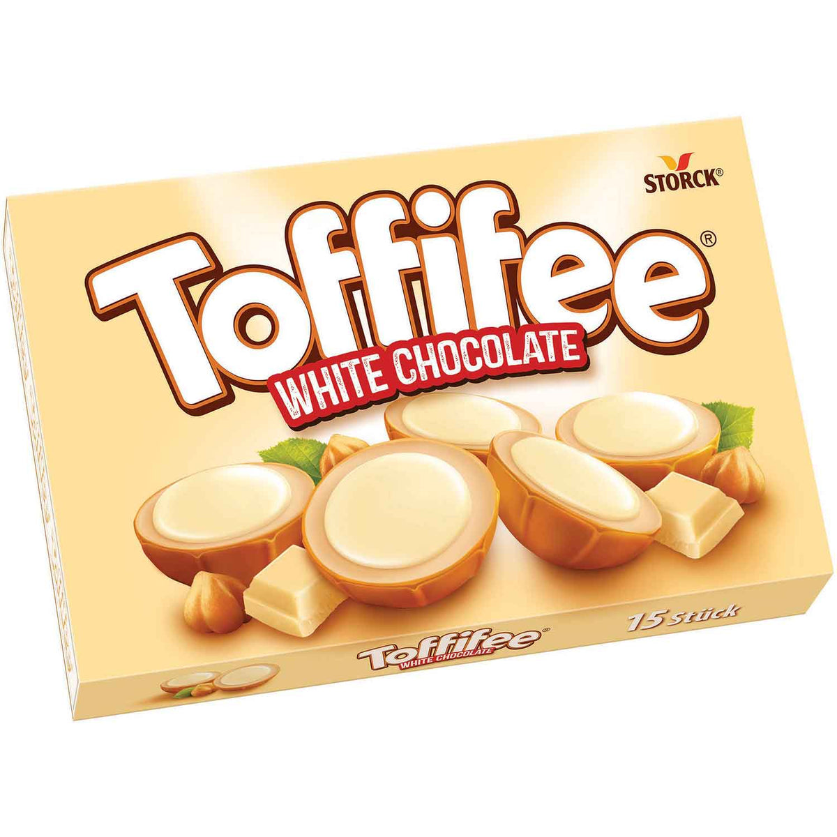 Toffifee White Chocolate 15 ST 125 g / Toffifee Beyaz Çikolatalı 15'li 125 g